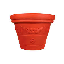 In holes in the flower border; Polyethylene Garden Pot Cp Series Nassar Techno Group Conical Home Commercial