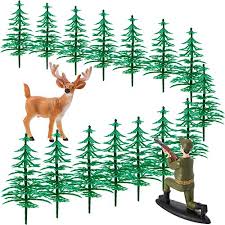 A time for singing, balloons, as well as (of course) cake. 17 Pieces Deer Figurines Cake Topper Tree Cake Decorations Deer Hunting Theme Cake Topper For Birthday Hunting Party Supplies