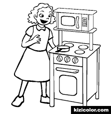Elige uno de los dibujos de cocinas para imprimir y pintar. Juegue Cocina Dibujos Para Colorear Gratis Para Ninos