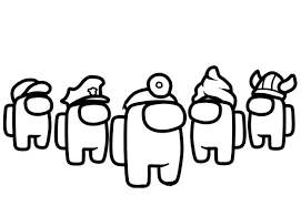 In the game among us, four to ten players are dropped on a broken spaceship that they must repair together. Among Us Coloring Pages Free Printable Coloring Pages For Kids