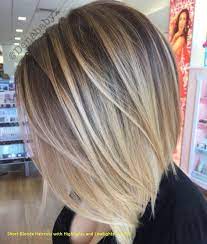 95 Inspirational Short Blonde Haircuts With Highlights And Lowlights In 2020 Blonde Haircuts Balayage Straight Hair Shortish Hair