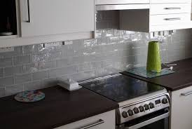 Light grey kitchen backsplash tiles. Kitchen Backsplash Grey Gloss Subway Tiles Modern Kitchen Dublin By Tilestyle Houzz
