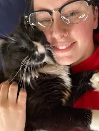 1st photo of Rico who we lost to FIP in 2022 😿 and 2nd photo is of Cody  one of my new rescues ❤️ it's Rico reincarnated 🥰