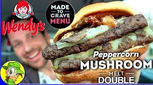 The Made To Crave Menu Launches At Wendy S And One Option Is Targeting Mushroom Lovers Head On So We Re Going Big Food Reviews Food Network Recipes Crave Menu