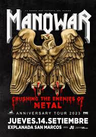 LA LEYENDA DEL HEAVY METAL, MANOWAR CONFIRMA SU PRIMER SHOW EN PERÚ 2023