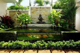 Gambar inspirasi rumah minimalis, kolam ikan, properti ruangan bisa kamu lihat di sini. 15 Desain Kolam Ikan Minimalis Dengan Taman Yang Indah Adem Banget