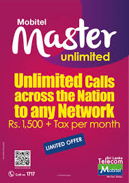 Mobitel / hutch time based plans. Mobitel Master Unlimited Mobitel