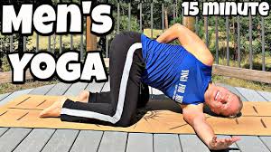 Lower back extension to do this exercise, lie face down on an exercise mat, with your legs stretched straight and arms at the sides. 15 Min Yoga For Men Yoga For Low Back Pain Relief Sean Vigue Fitness Youtube