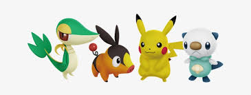 Click a picture to begin coloring. Pp2 Player Pokemon Pokepark 2 Pikachu Oshawott Snivy And Tepig Transparent Png 640x231 Free Download On Nicepng