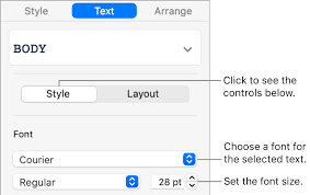 Change The Font Or Font Size In Keynote On Mac Apple Support