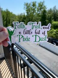 Peter Pan And Tinkerbell Quote Vinyl Decal Disney Quote Etsy In 2020 Disney Quote Stickers Disney Quotes Disney Movie Art