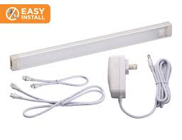 Black Decker Led 9 Inch Under Cabinet Lights Kit 1 Bar Warm White Brickseek