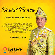 Raja malaysia yang dipertuan agung sultan muhammad v secara tidak terduga telah mengundurkan diri dua tahun setelah menjabat dari masa jabatan lima tahun. Daulat Tuanku On The Occasion Of His Eye Level Malaysia Facebook