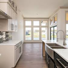 Don't be afraid to make. Floor To Ceiling Windows Make Narrow Kitchen Feel Bigger Pella