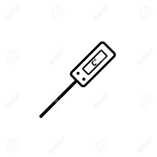 That's not quite the truth,. Digital Meat Thermometer Outline Icon Clipart Image Isolated On White Background Royalty Free Cliparts Vectors And Stock Illustration Image 140192937