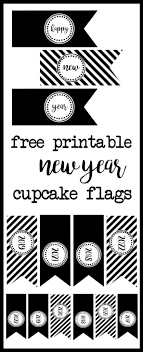 Happy New Year Cupcake Toppers Paper Trail Design Cupcake Toppers Free New Year S Cupcakes Cupcake Toppers Paper