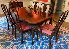 Favorite this post jul 19 lingerie chest (penna. Lot Art Pennsylvania House Cherry Dining Room Table And Chairs Rm8a