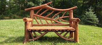 Rustic Garden Furniture For An Inexpensive But Artistic Garden Design Topsdecor Com Rustic Garden Furniture Rustic Outdoor Furniture Rustic Gardens