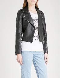 Claudie Pierlot Leather Jacket Leather Jacket Jackets White Leather Jacket