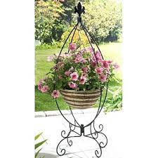 Hanging Basket Stand Hanging Basket Pole Stand Uk Metal Plant Hangers Hanging Basket Stand Plant Hanger