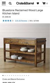 A checkerboard of smooth surfaces and incised lines, the rectangular stone block top is poised on a black oak plinth base. Crate And Barrel Kitchen Island Table Furniture Home Living Furniture Tables Sets On Carousell