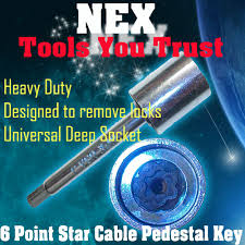 The cable company cannot lock those demarcation boxes without . Satellite Cable Catv Mdu Lockbox 6 Sided Star Key Cable Tool