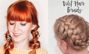Some of these hairstyles are even perfect for wet hair, because you'll want to dive into the water without a care. 20 Get Inspired For Cute Styles For Wet Hair