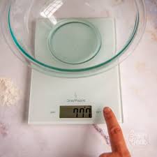 a digital kitchen scale for baking