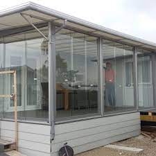 pin auf glasschiebeturen unter dem terrassendach