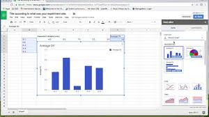 Data Table And Graph In Google Sheets