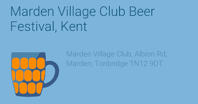 Marden Village Club Beer Festival, Kent