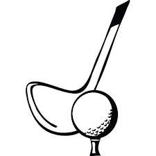 Golf ball on tee in grass. Golf Ball Clipart Tee Drawing 24 600 X 600 Golf Drawing Golf Poster Ball Clipart