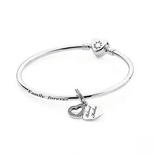A Mothers Love Bangle Gift Set Pandora Bracelet Charms Delicate Opal Necklace Pandora Jewelry