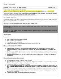 Concept Attainment Lesson Identify Places And Locations Tpt