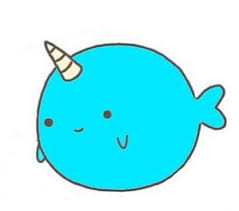 Sharpie (or something to draw with) paper (we use marker paper) markers to color with (we use bianyo) Uniwhale Cutest Thing Evarrrr Cute Animal Drawings Cute Narwhal Narwhal Tattoo