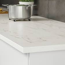 Ikea plan de travail quartz. Ekbacken Plan De Travail Blanc Marbre Stratifie 246x2 Ikea