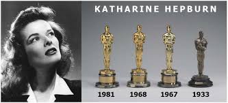 Christian bale (supporting actor, the fighter) morgan freeman (supporting actor, million dollar baby) Katharine Hepburn Oscars Katharine Hepburn Katharine Hepburn Oscars Katherine Hepburn