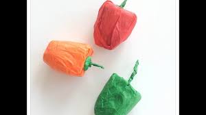 Comment Fabriquer Le Poivron En Papier How To Make Paper Pepper Comment Faire Du Papier Activite Manuelle Fruits Et Legumes Artisanat Bricolage Papier