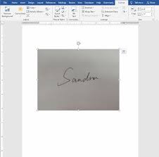 However, microsoft cannot warrant a digital signature's legal enforceability. How To Make An Electronic Version Of Handwritten Signature In Word My Microsoft Office Tips