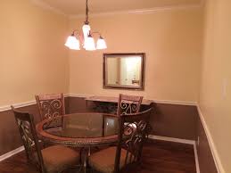 The dining room is a versatile place and therefore require two tone dining room color scheme that promotes a good mood and helps define the space and when you want to choose the colors for your dining room walls, you'll need to think mainly about your decorative style, and above all, what you. Two Tone Paint Dining Room Ideas Photos Houzz