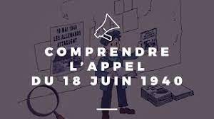 Le futur chef de l'état français demande, lui, à cesser le combat. Comprendre L Appel Du 18 Juin 1940 Par Le General De Gaulle Youtube