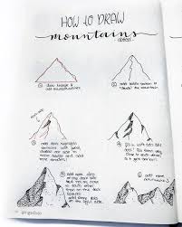 Stepbystep Stepbystep Mountains Mountains Tutorial Tutorial Mounta Mounta Trees Trees Bullet Journal Ideas Pages Mountain Drawing Bullet Journal Art