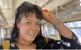 Industrial Sewing graduate Sophia White never would've guessed she'd be a  textile artist. The 38-year-old California native was more a pen and ink  gal. A fan of manga, anime and goth, White