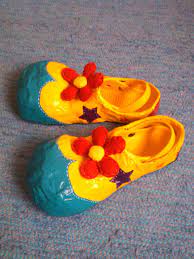 2 Clown Shoes Papel Mache Teresa Roque Zapatos De Payaso Disfraz De Payaso Disfraces Originales Para Ninos