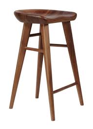 Saddle Counter Stool 65cm Wood Bar Stools Bar Stools Counter Stools