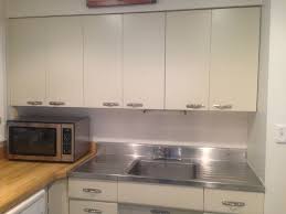 Most of the steel kitchen cabinets are about the same as today's cabinetry — 24″ deep and 34.5″ tall. Vintage Retro Metal Kitchen Cabinets Tracy Mid Century Upper Lower And Counter Metal Kitchen Cabinets Modern Metal Kitchen Kitchen Cabinets