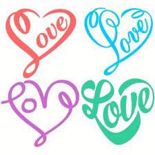 Download Love Heart Designs Svg Cuttables Love Heart Lettering Cross Stitch Love