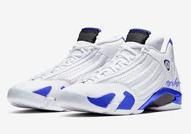 Jordan Retro 14 White Black Hyper Royal Air Jordan 14 Hyper Royal 487471 104 Air Jordans Jordan 14 Jordans