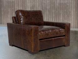 A traditional interpretation of a european inspired slope arm sofa and two armchair set. Leather Chair Full Grain And Top Grain Leather At