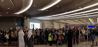 Transfers in air conditioned vehicle. Crowds Pour Through Dubai International Airport Ahead Of New Years Eve Celebrations